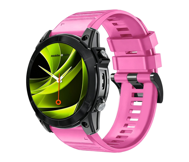Mobile Origin Easy Strap Silicone Watch 22mm Pink - 1502785 - zdjęcie